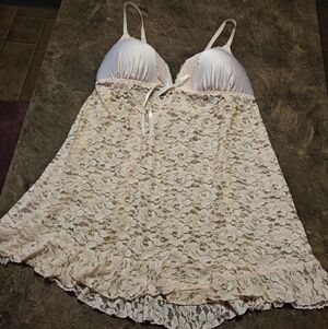 Apt. 9 Floral Lace Chemise in Pink